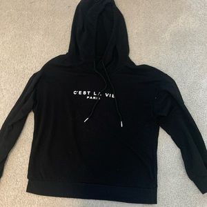 C’est la vie hoodie